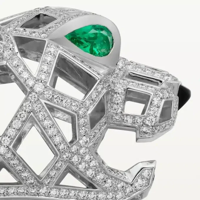 Pulsera Panthere de Cartier, con pavé