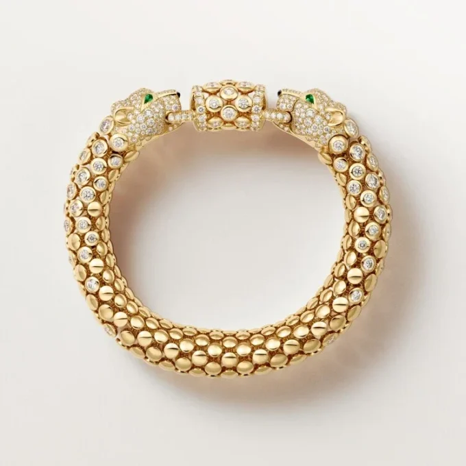 Pulsera Panthere de Cartier, con pavé