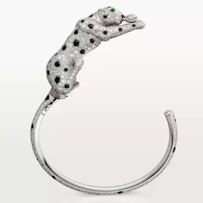 Pulsera Panthere de Cartier, con pavé