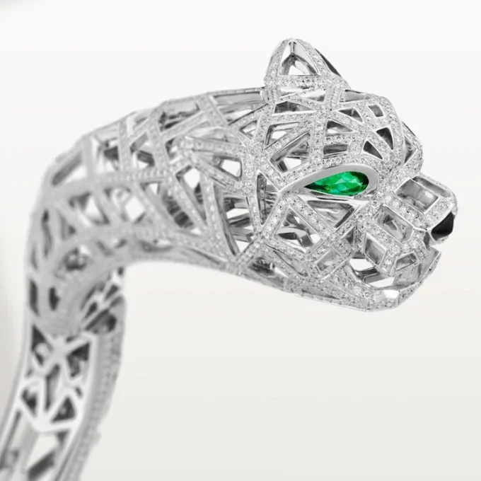Pulsera Panthere de Cartier, con pavé