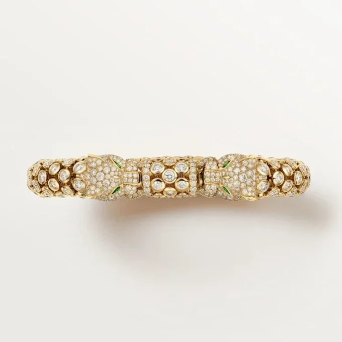 Pulsera Panthere de Cartier, con pavé