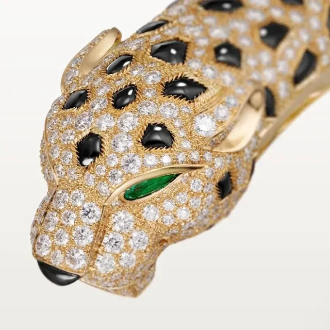 Pulsera Panthere de Cartier, con pavé