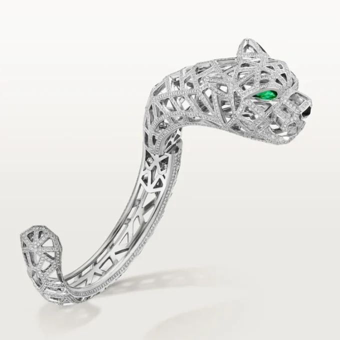 Pulsera Panthere de Cartier, con pavé