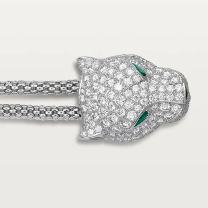 Pulsera Panthere de Cartier, con pavé