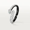 Pulsera Panthere De Cartier, laca negra, pavé