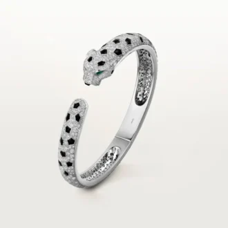 Pulsera Panthere de Cartier, modelo mediano, pavé