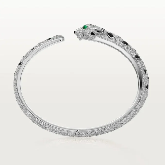 Pulsera Panthere de Cartier, modelo mediano, pavé