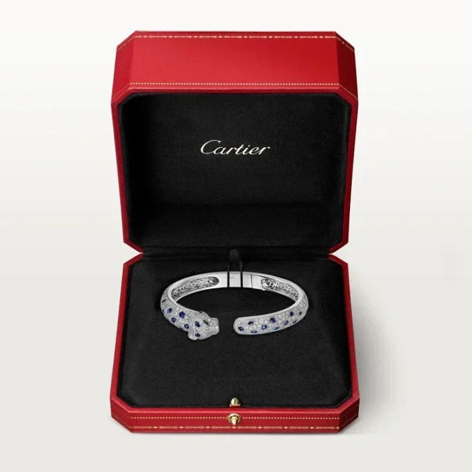 Pulsera Panthere de Cartier, modelo mediano, pavé