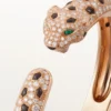 Pulsera Panthere de Cartier, modelo mediano, semipavé