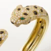 Pulsera Panthere de Cartier, modelo mediano, semipavé