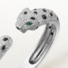 Pulsera Panthere de Cartier, modelo mediano, semipavé