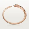 Pulsera Panthere de Cartier, modelo mediano, semipavé