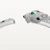 Pulsera Panthere de Cartier, modelo mediano, semipavé