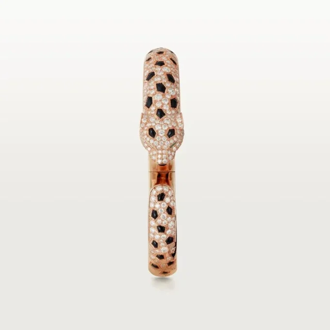 Pulsera Panthere de Cartier, modelo mediano, semipavé