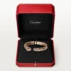 Pulsera Panthere de Cartier, modelo mediano, semipavé