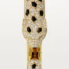 Pulsera Panthere de Cartier, modelo mediano, semipavé