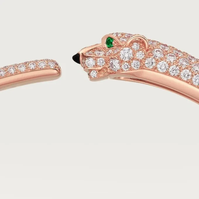 Pulsera Panthere De Cartier, modelo pequeño, pavé