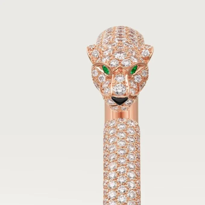 Pulsera Panthere De Cartier, modelo pequeño, pavé