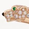 Pulsera Panthere de Cartier, modelo pequeño, semipavé
