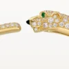 Pulsera Panthere de Cartier, modelo pequeño, semipavé