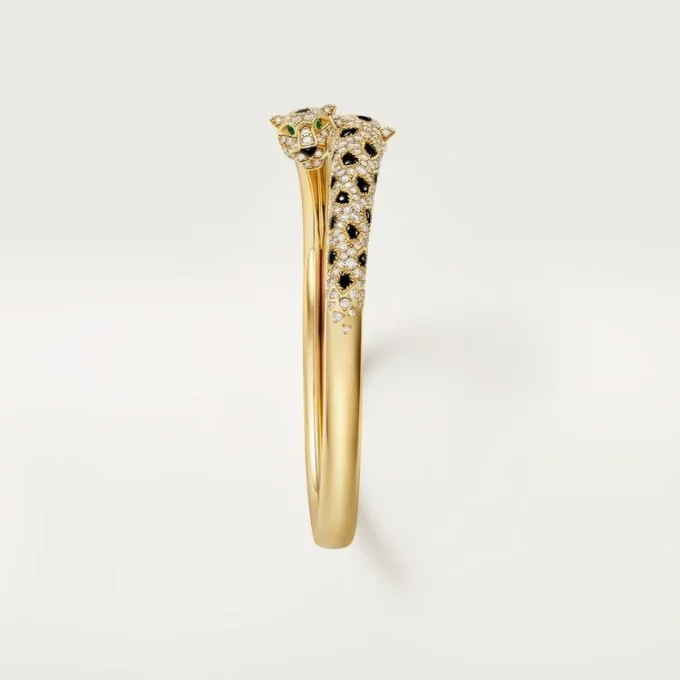 Pulsera Panthere de Cartier, modelo pequeño, semipavé