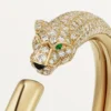Pulsera Panthere de Cartier, modelo pequeño, semipavé