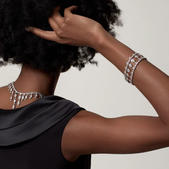 Pulsera Pluie De Cartier, diamantes