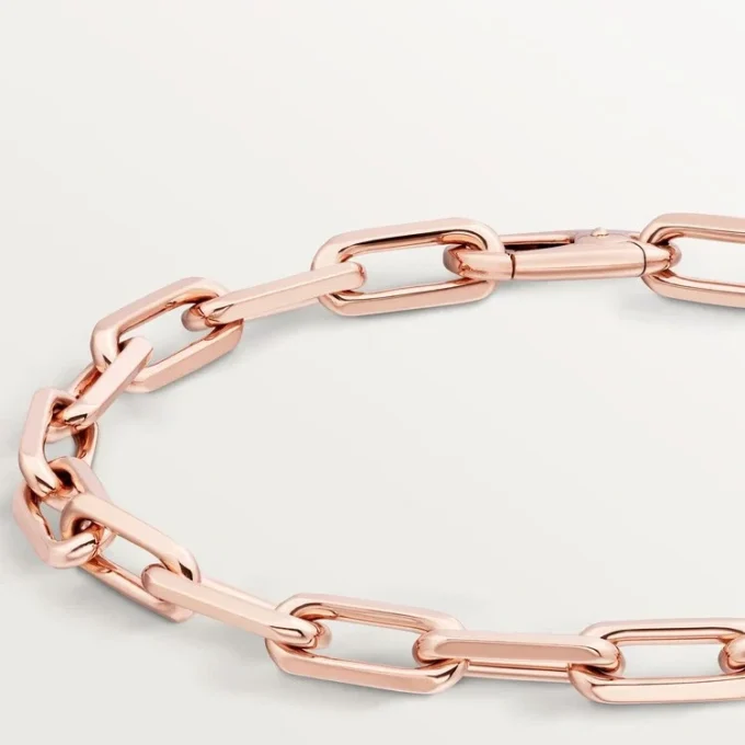 Pulsera Santos de Cartier, cadena, modelo mediano