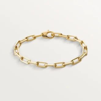 Pulsera Santos de Cartier, cadena, modelo mediano