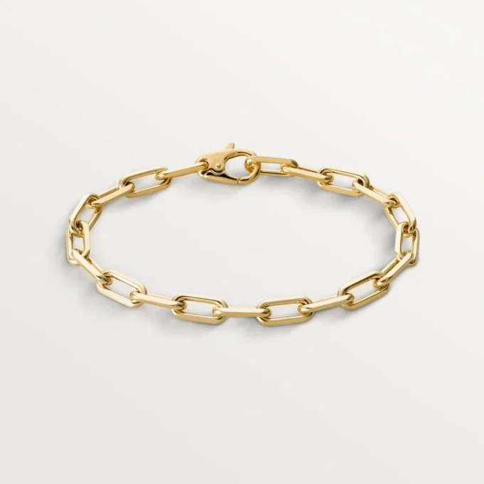Pulsera Santos de Cartier, cadena, modelo mediano