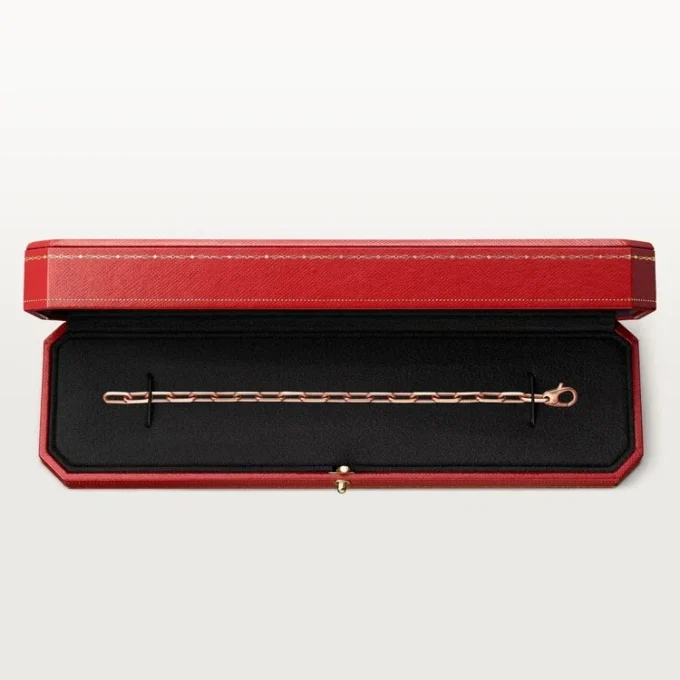 Pulsera Santos de Cartier, cadena, modelo mediano
