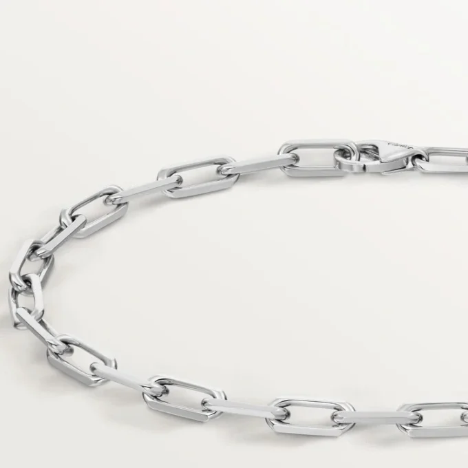 Pulsera Santos de Cartier, cadena, modelo pequeño