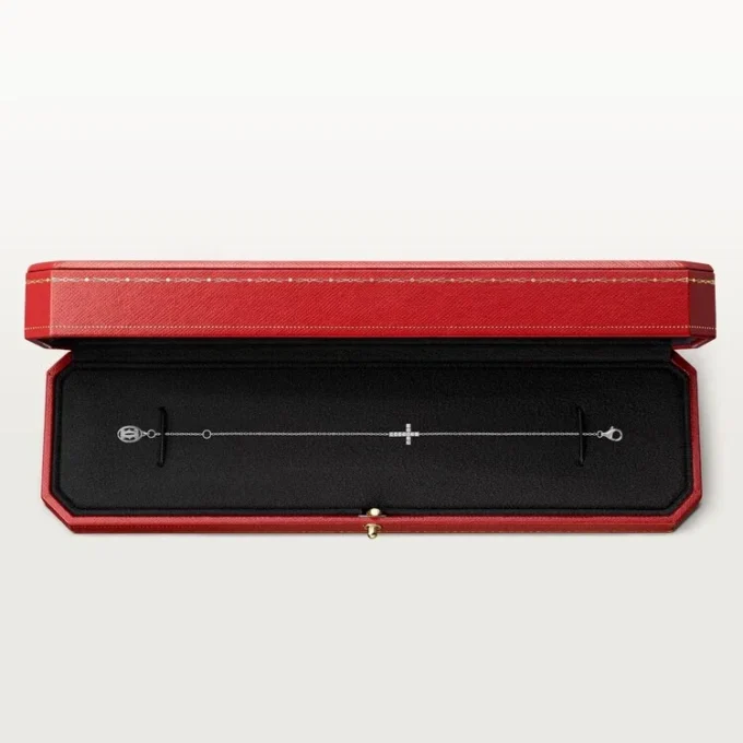 Pulsera Symbols – Oro blanco, diamantes – Cartier