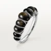Pulsera Tressage de Cartier Libre, obsidiana, diamantes