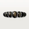 Pulsera Tressage de Cartier Libre, obsidiana, diamantes