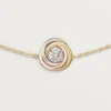 Pulsera Trinity, con cadena, 1 diamante