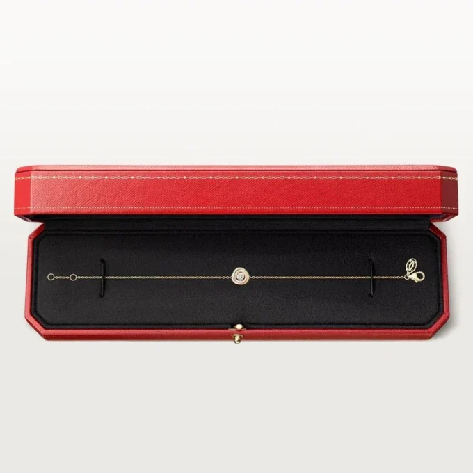 Pulsera Trinity, con cadena, 1 diamante