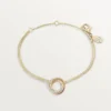 Pulsera Trinity, con cadena, diamantes