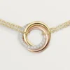 Pulsera Trinity, con cadena, diamantes