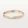 Pulsera Trinity en oro tricolor, modelo clásico | Cartier EE. UU.