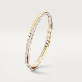 Pulsera Trinity, modelo pequeño, semipavé