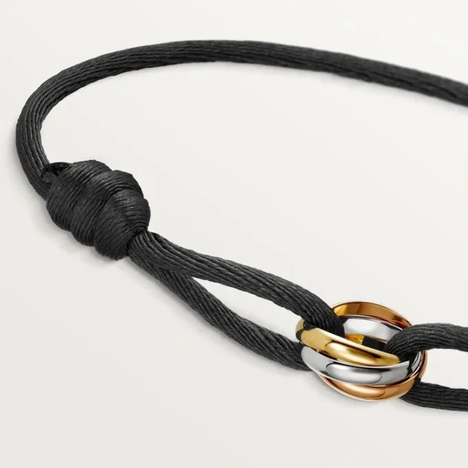 Pulsera Trinity – Oro blanco, oro amarillo, oro rosa – Cartier