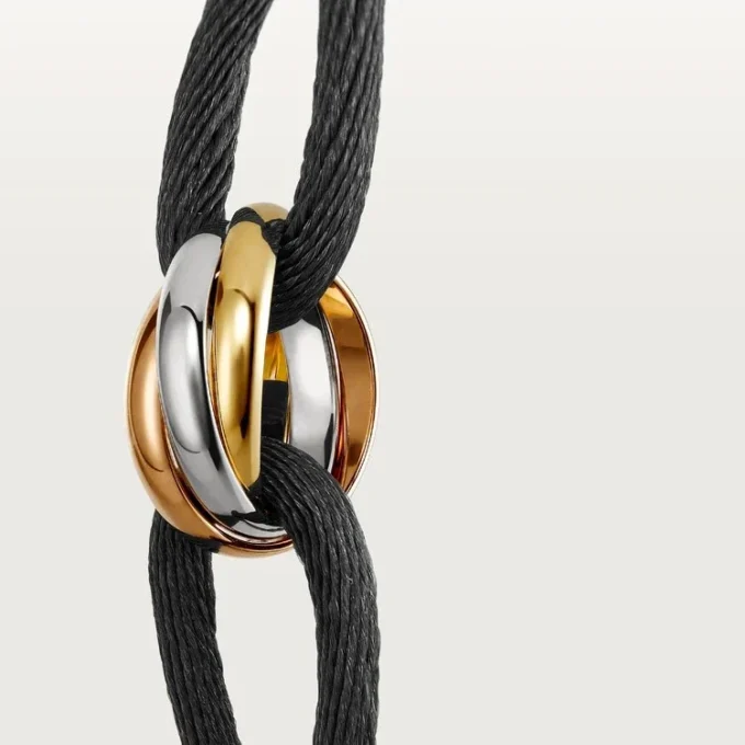 Pulsera Trinity – Oro blanco, oro amarillo, oro rosa – Cartier